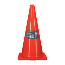 Cono de precaución de 70 cm sin reflejante de pvc
