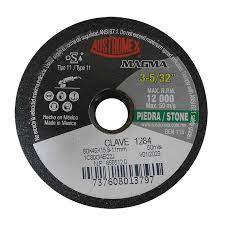 Copa para piedra de 4" con entrada 5/8" grano 80 magma (AUS1284)