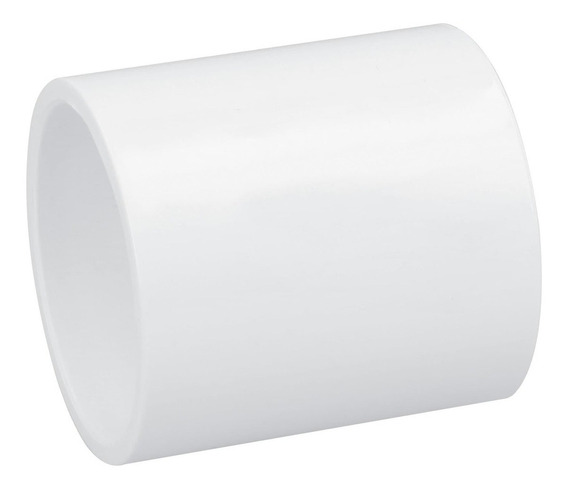 Cople de pvc hidráulico de 1 1/2"