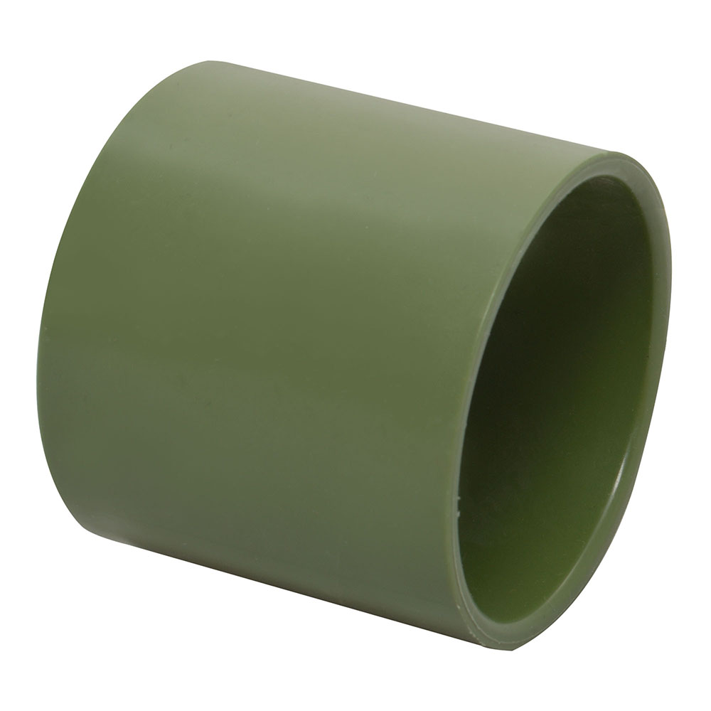 Cople de pvc verde para luz pesado 1"