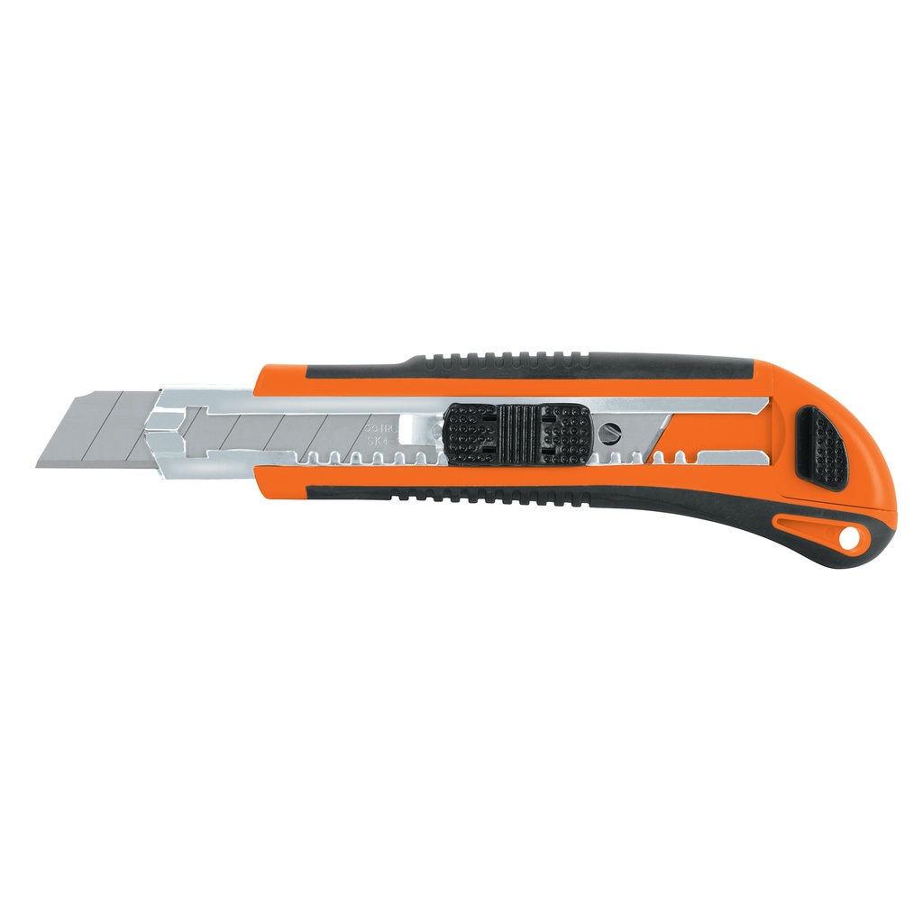 Cutter 18 mm profesional con alma metálica y grip