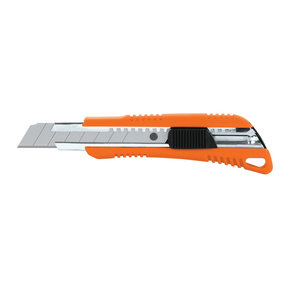 Cutter 18 mm reforzado de plástico con alma metálica