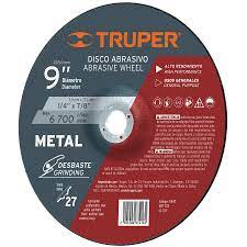 Disco desbaste metal t 27 9" alto rend