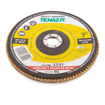 Disco laminado grano 60 de 8" clásica (AUS1731)