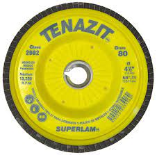 Disco laminado grano 80 de 4 1/2" superlam (AUS2982)