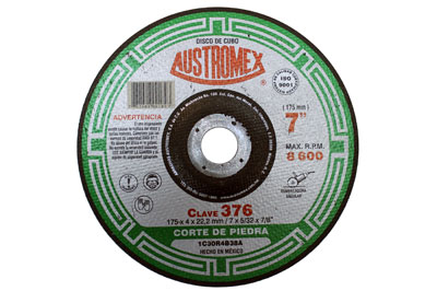 Disco para corte de concreto 7" clásica C-376
