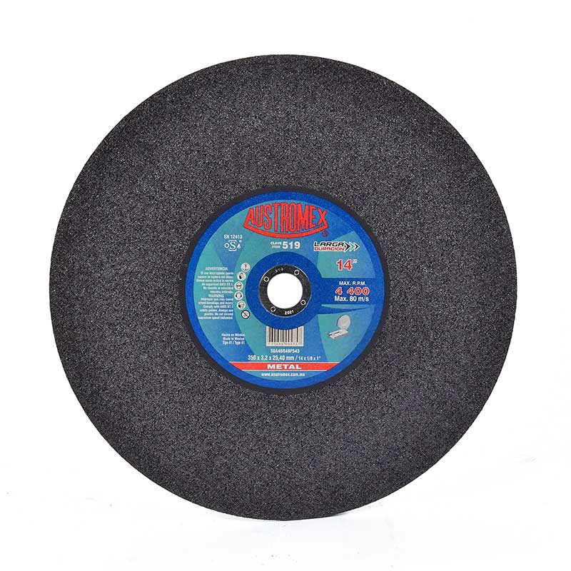 Disco para corte de metal de 14" larga duración (AUS519)