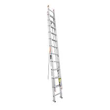 Escalera de extensión tipo III de 28 peldaños aluminio