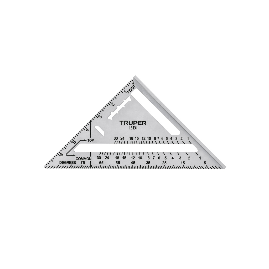 Escuadra 7" de aluminio para muros de yeso