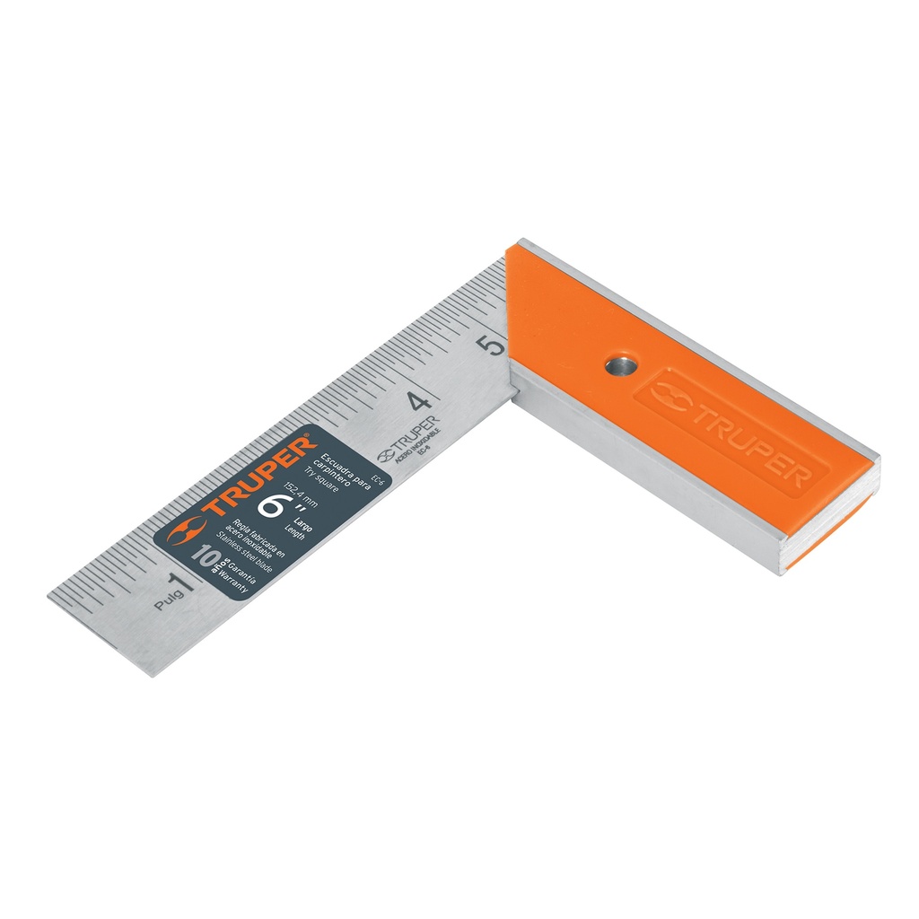 Escuadra para carpintero de 6"