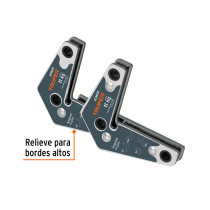 Escuadras magnéticas esquineras 3" capacidad 11 kg