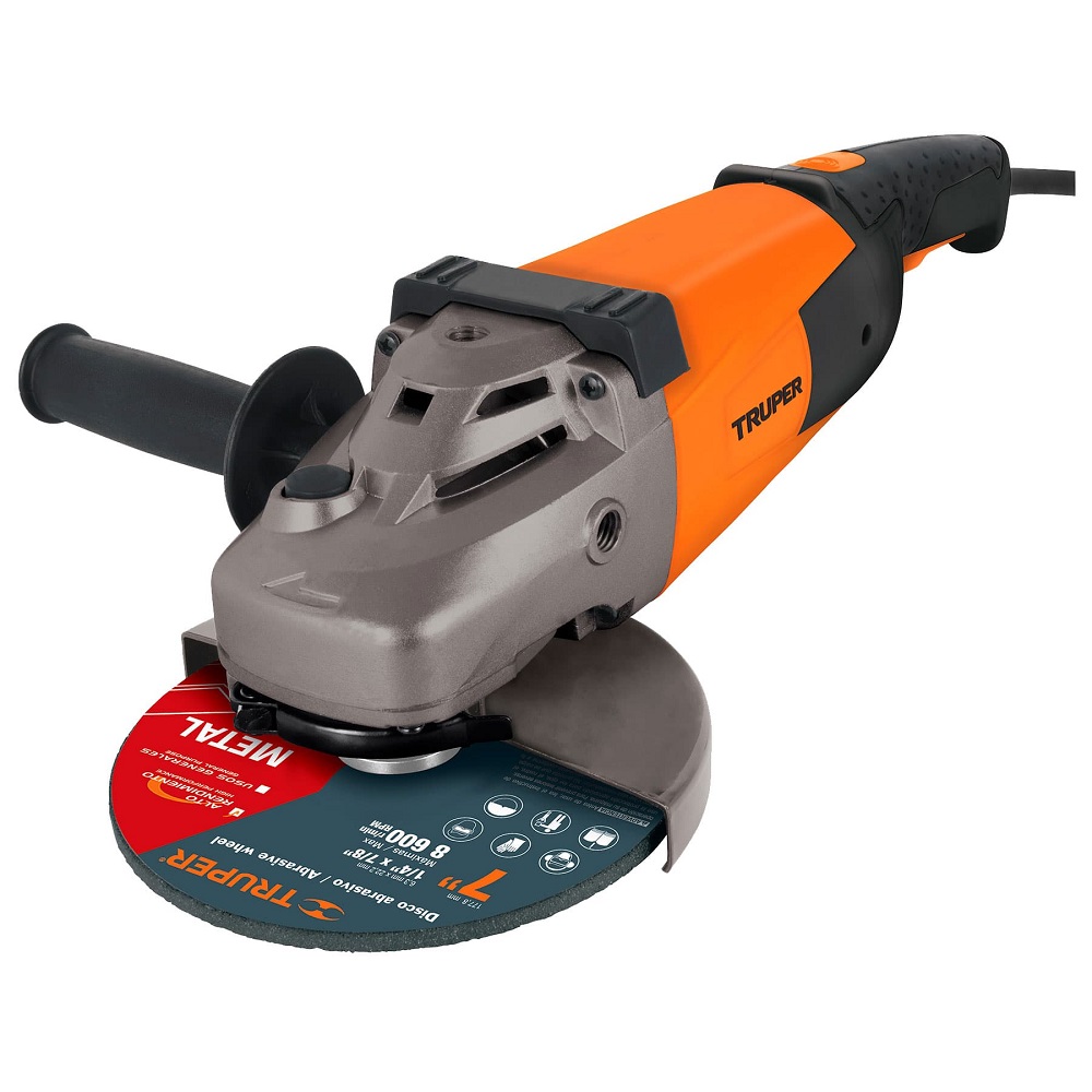 Esmeriladora angular de 7" 2200 w profesional