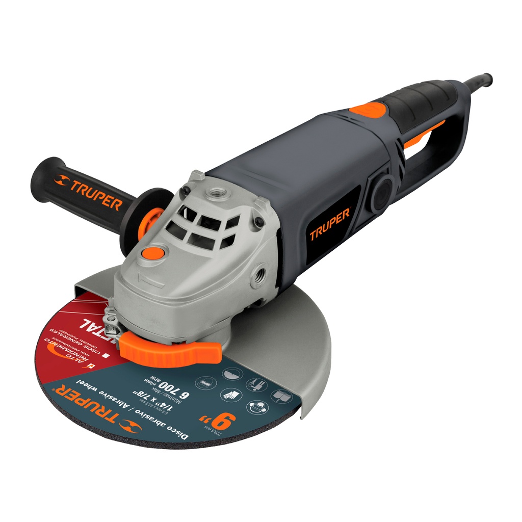 Esmeriladora angular de 9" 2100 w industrial