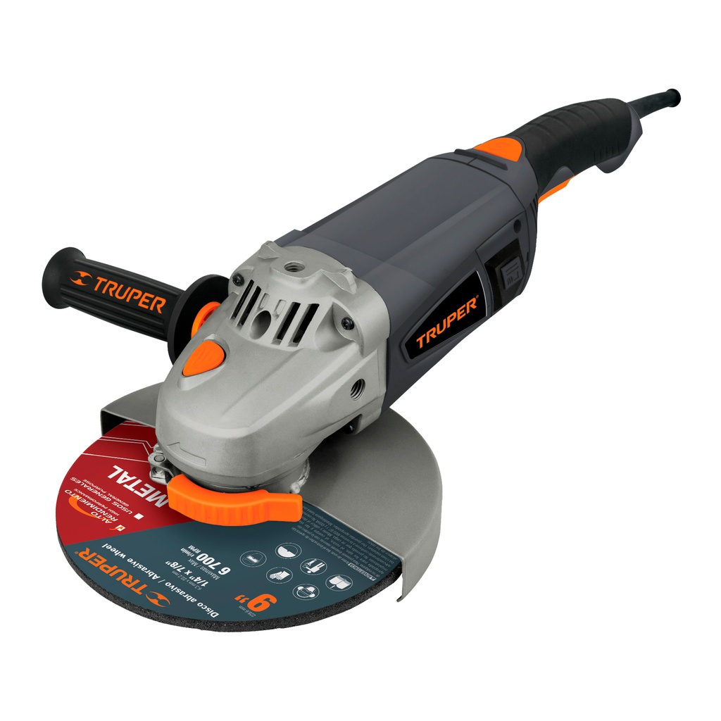 Esmeriladora angular de 9" 2350 w industrial