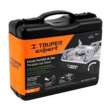 Estufa portatil encendido electronico para lata de 1/4 de vuelta