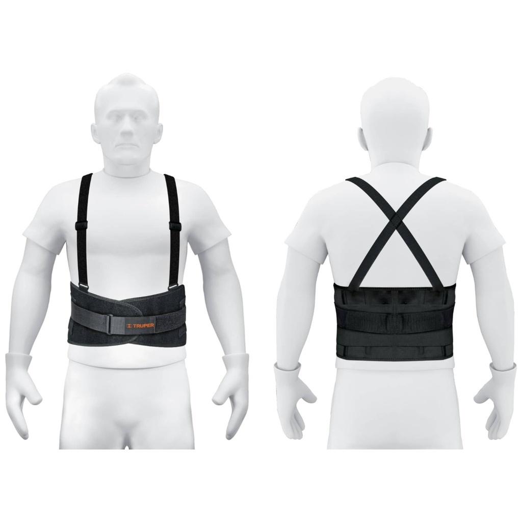 Faja con tirantes ajustable con cinturón talla extra grande