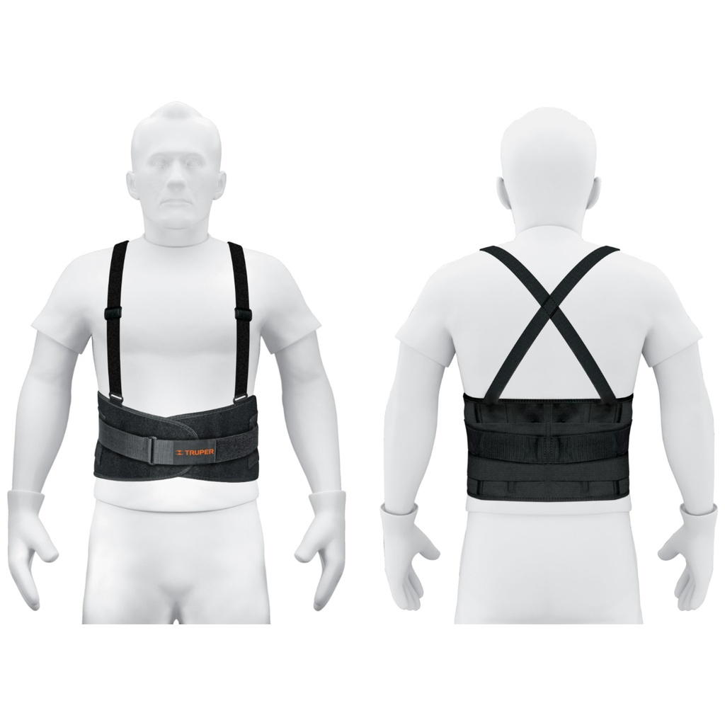 Faja lumbar con tercer cinturón talla grande