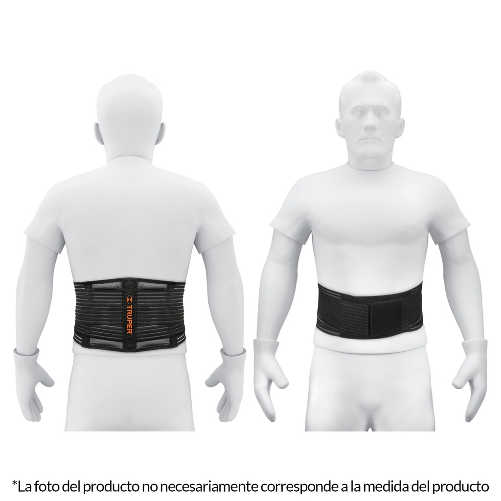 Faja tipo cinturón de malla transpirable talla chica