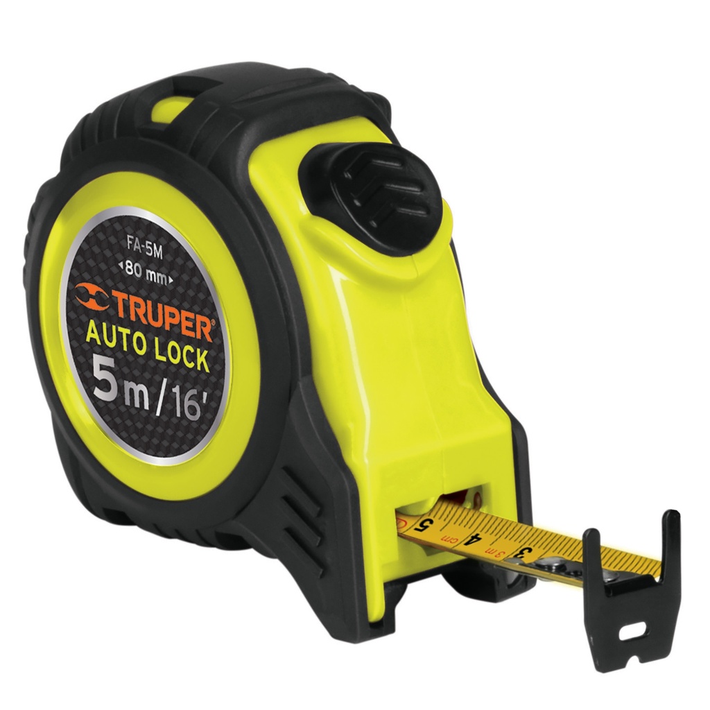 Flexómetro auto lock 3 mts