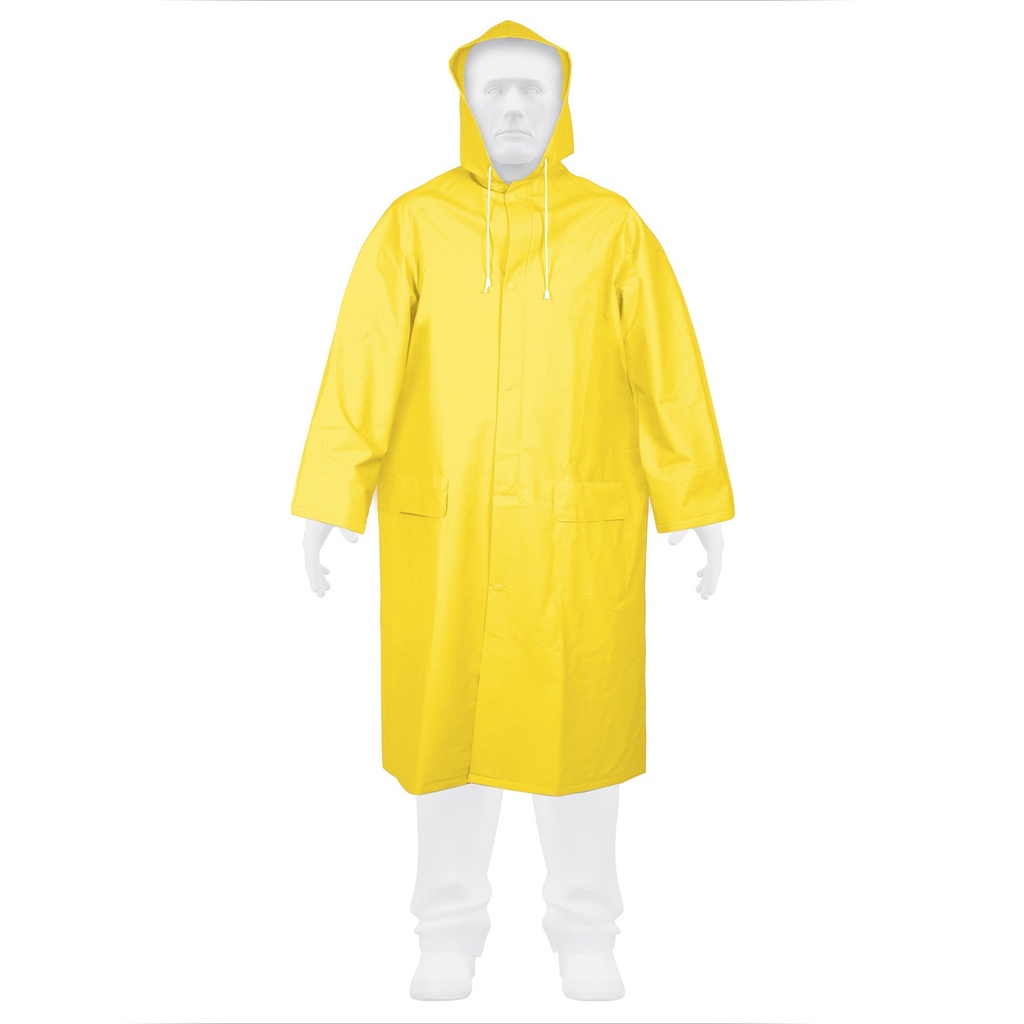 Gabardina impermeable doble capa talla grande de PVC