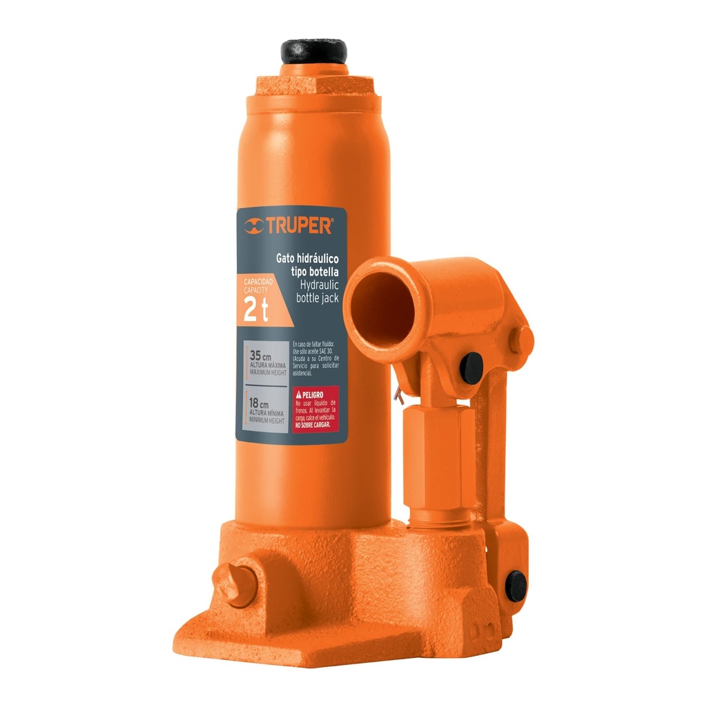 Gato hidráulico de botella 2 tn