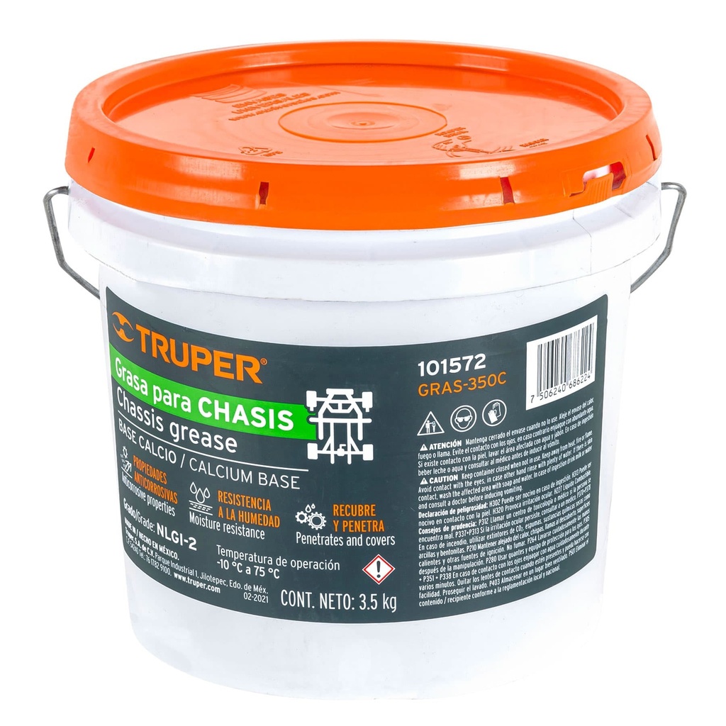 Grasa de calcio para chasis de 3.5 Kg