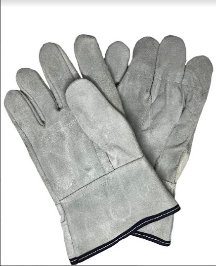 Guantes de carnaza cortos