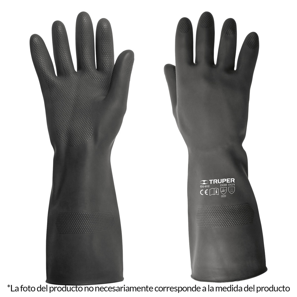 Guantes de latex para pintor talla mediana
