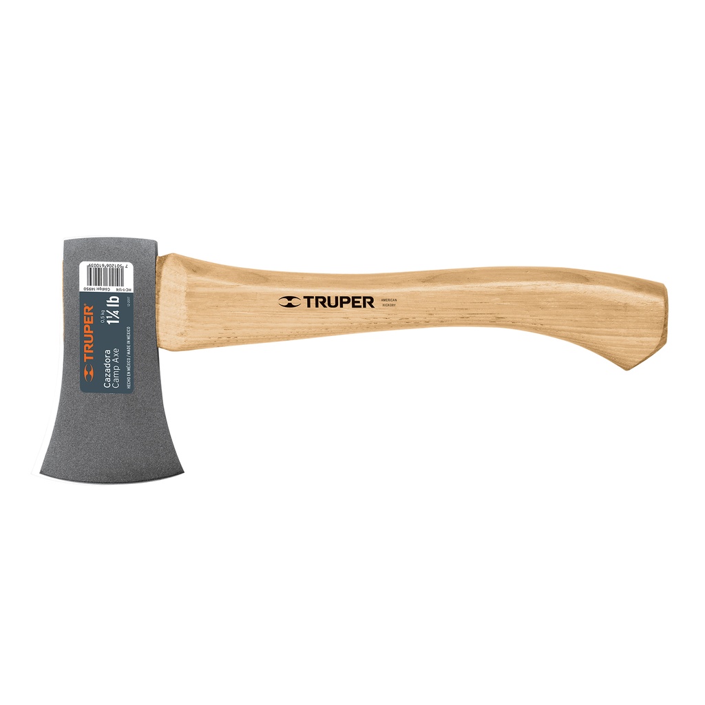 Hacha cazadora de 1 1/4 lbs con mango hickory 14"