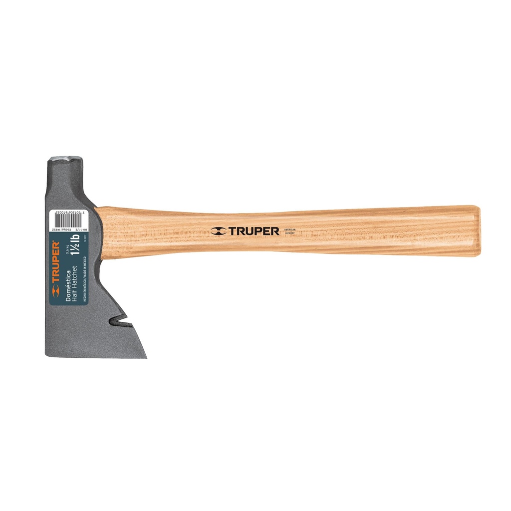 Hacha domestica de 1 1/2 lbs con mango hickory 14"