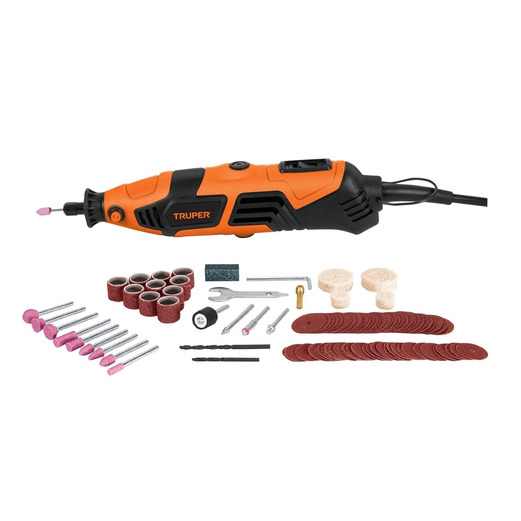 Herramienta rotativa profesional con 97 accesorios 150 W