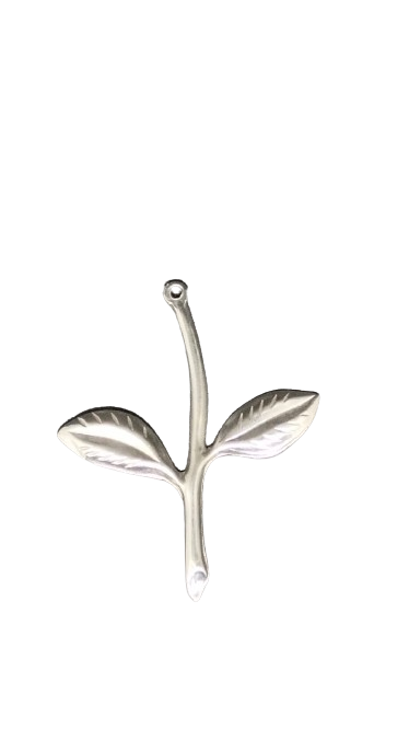 Hoja niquel y oro #2213