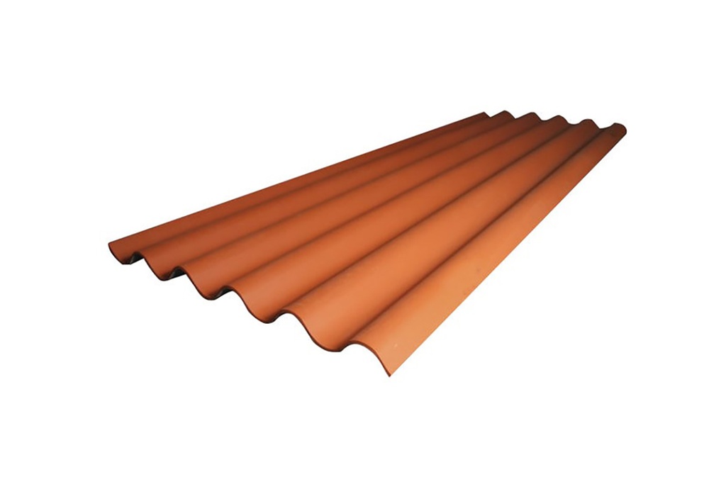 Lamina plastica de 2.44mt roja