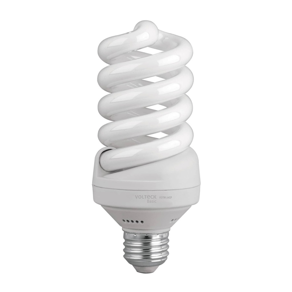 Lampara tipo espiral de 20 w luz calida