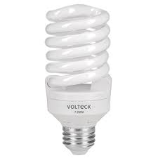 Lampara tipo espiral mini de 25 w luz de dia