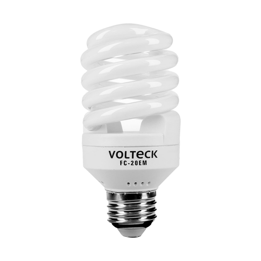 Lampara tipo espiral mini de 7 w luz calida
