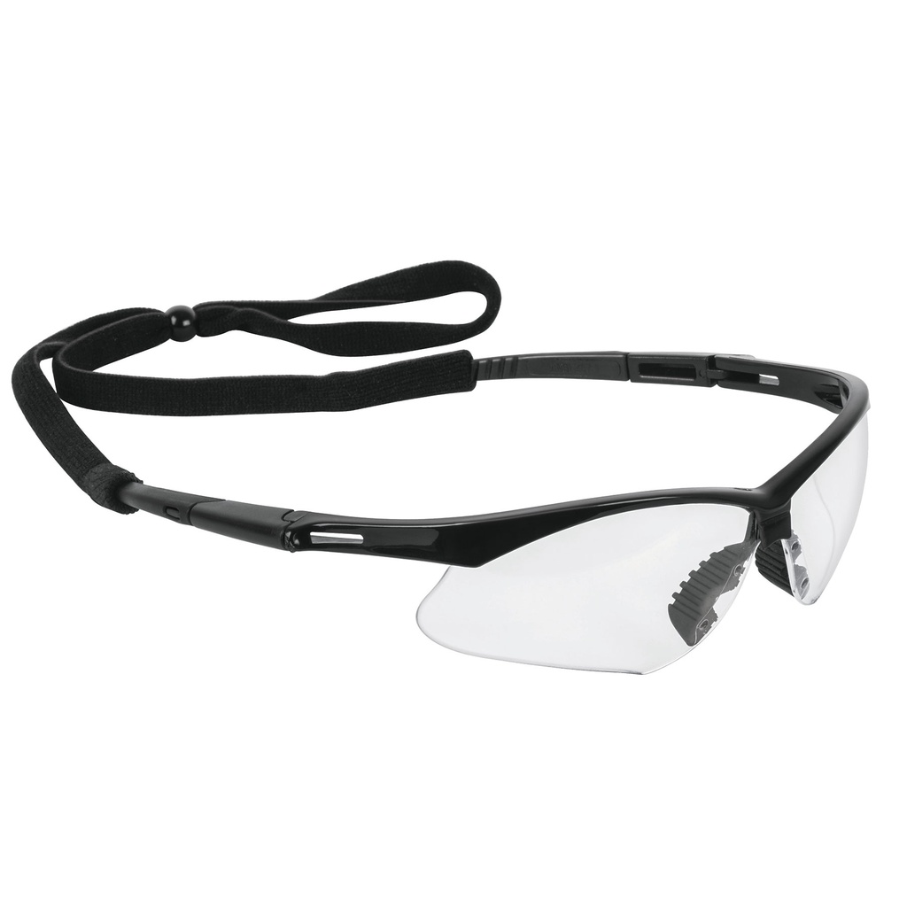 Lentes clara antiempaño con sujeta lentes