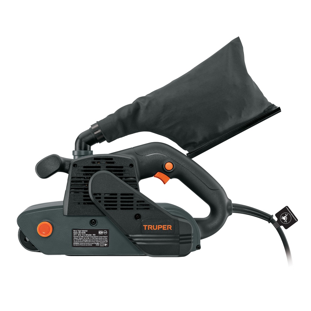 Lijadora de banda industrial 4" x 24" 1200 w