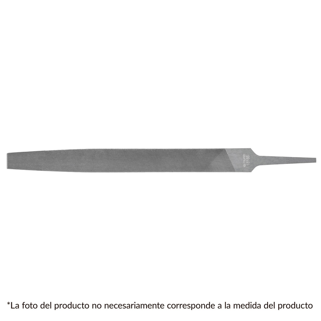 Lima plana muza de 6"