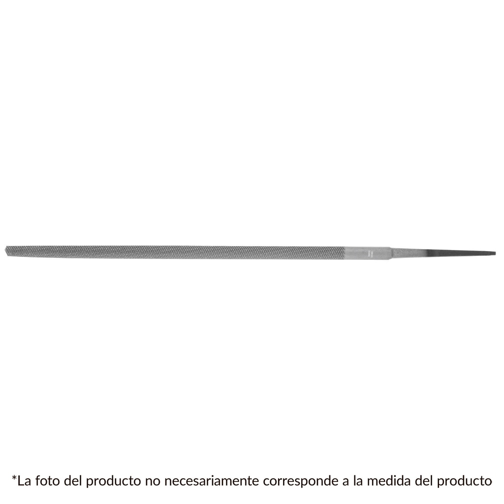 Lima redonda bastarda de 4"