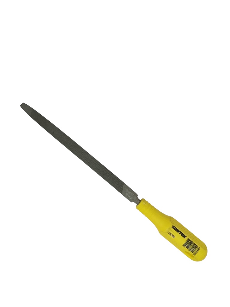 Lima redonda con mango plástico 8"