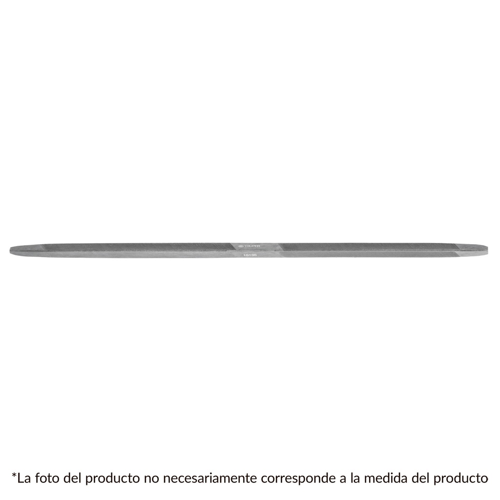 Lima triangular doble de 6"
