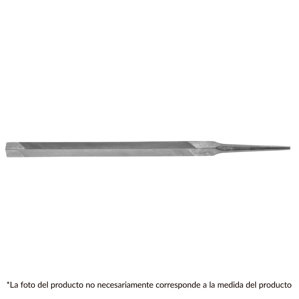 Lima triangular pesado de 7"