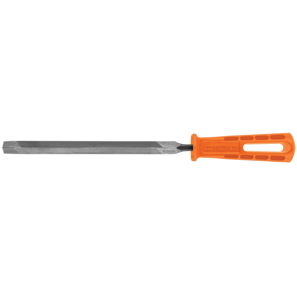 Lima triangular pesado de 8" con mango
