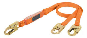 Linea de vida con absorbedor de impacto doble brazo