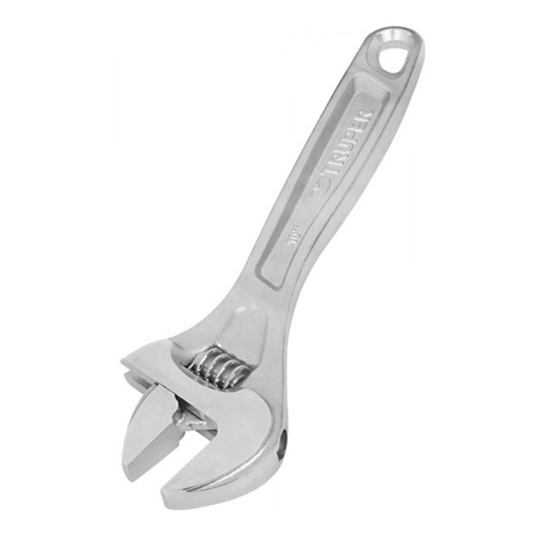 Llave ajustable (perico) cromada de 6"