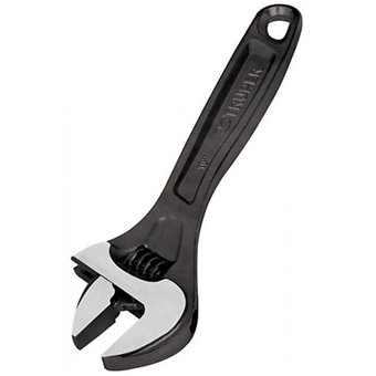 Llave ajustable (perico) pavonada de 12"