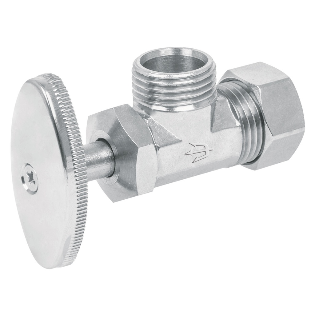 Llave angular con contratuerca de 1/2" x 1/2"