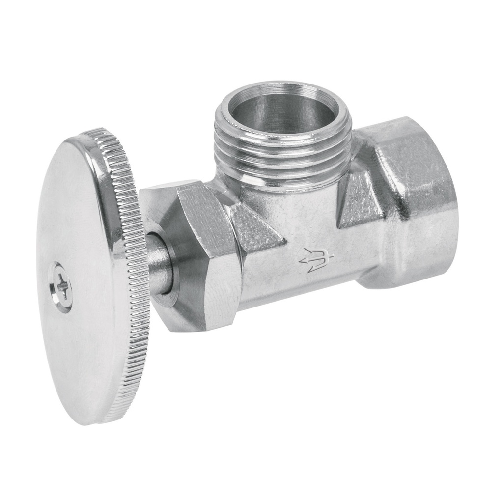 Llave angular sin contratuerca de 1/2" x 1/2"