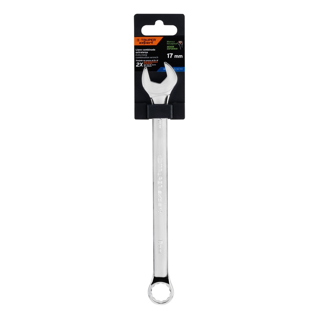 Llave combinada extralarga 17 mm x 259 